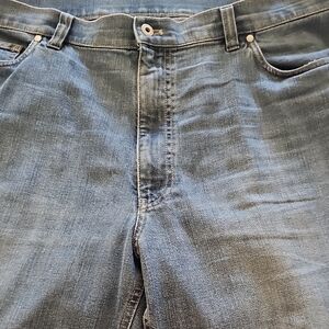 Bullock & Jones Men's Size 44/34 Relaxed Fit Denim Jeans 5 Pocket Cashmere Blend